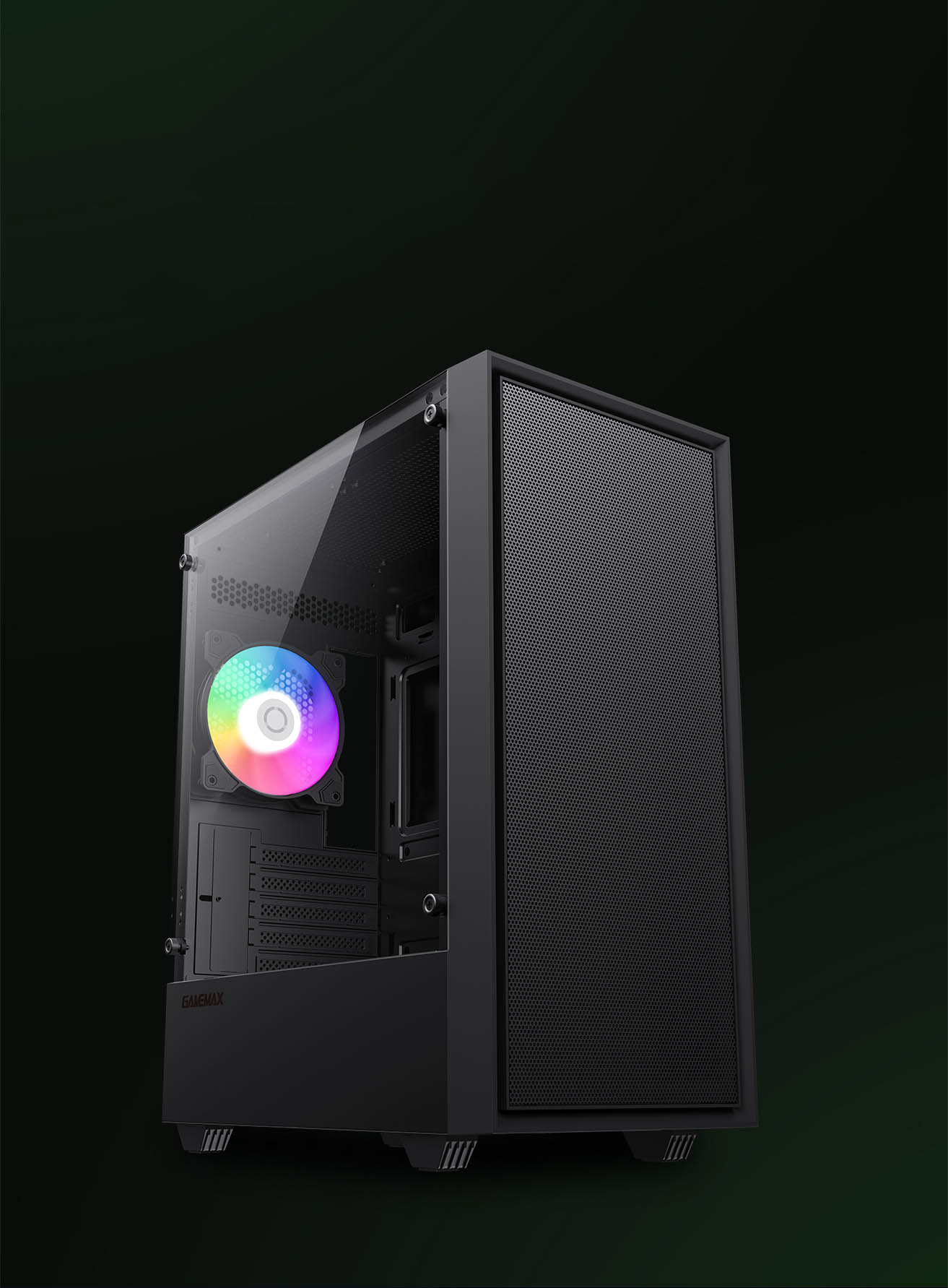 GAMEMAX Storm WH Black Micro-ATX Gaming Case